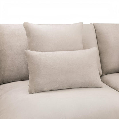 Mirabel Mocha Brown Fabric Left Hand L-Shape Corner Sofa