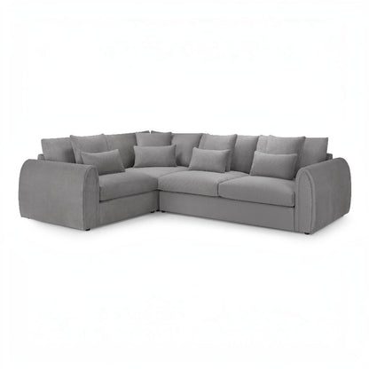 Mirabel Grey Fabric Left Hand L-Shape Corner Sofa