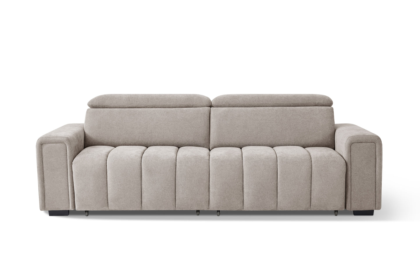 Molly Electric Sofabed Beige Fabric 3 Seater Sofa