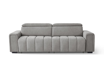 Molly Electric Sofabed Grey Fabric 3 Seater Sofa