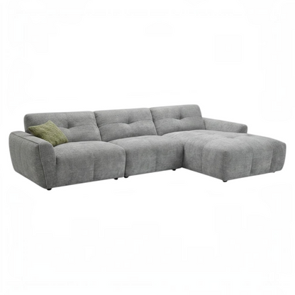 Montana Grey Fabric Right Hand L-Shape Corner Sofa