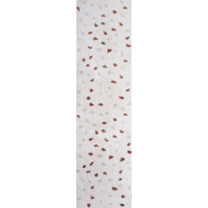 Moodi Shaggy Cream/Terra Biscotti Rug