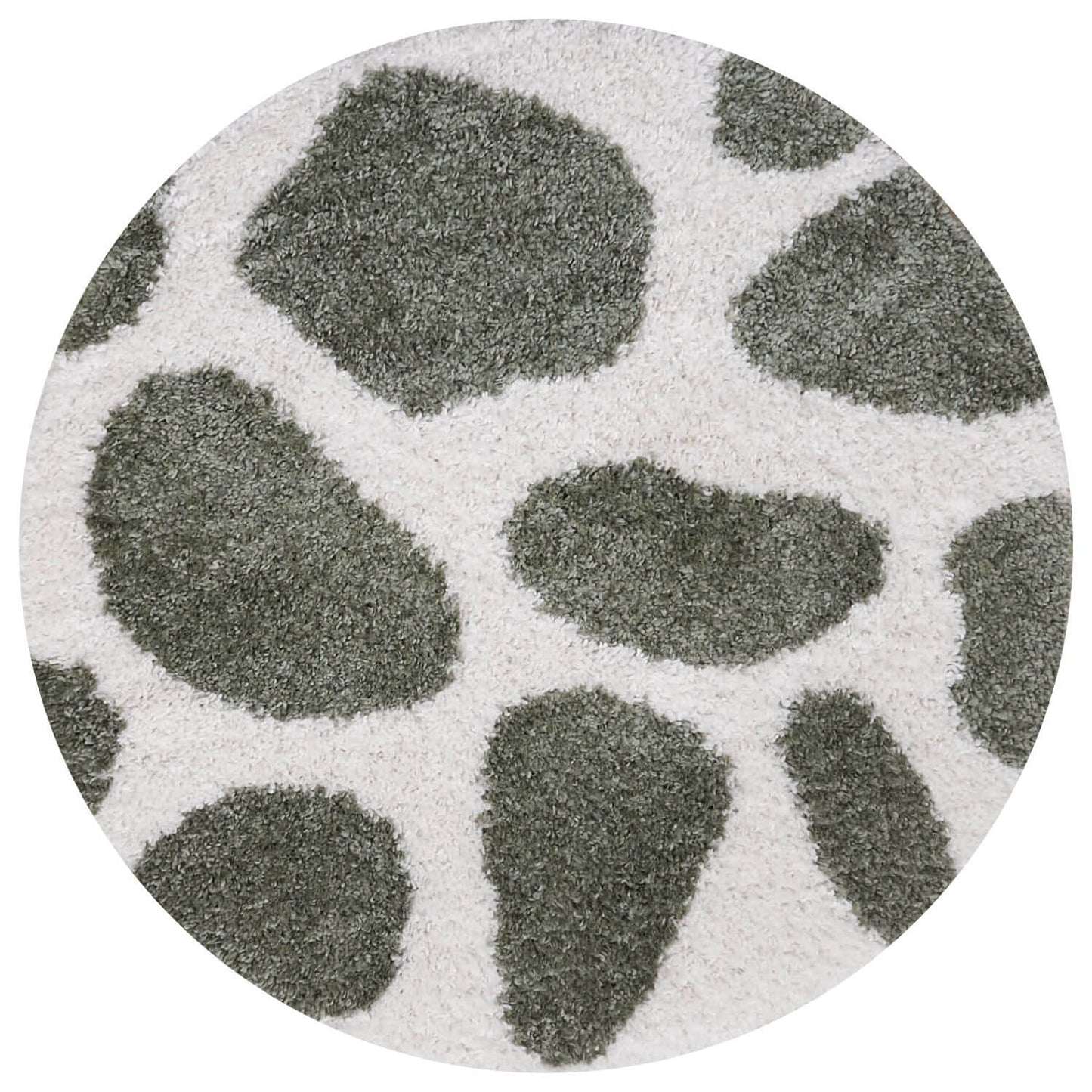 Moodi Shaggy Green Erosan Rug