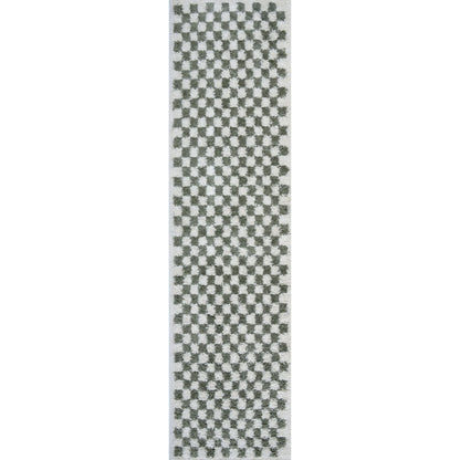 Moodi Shaggy Green Lunel Rug