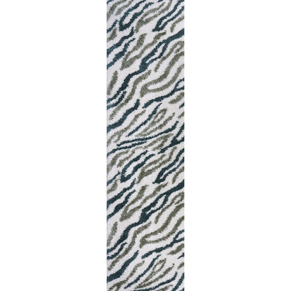 Moodi Shaggy Green Nyra Rug
