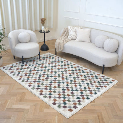 Moodi Shaggy Multicolour Pulseway Rug