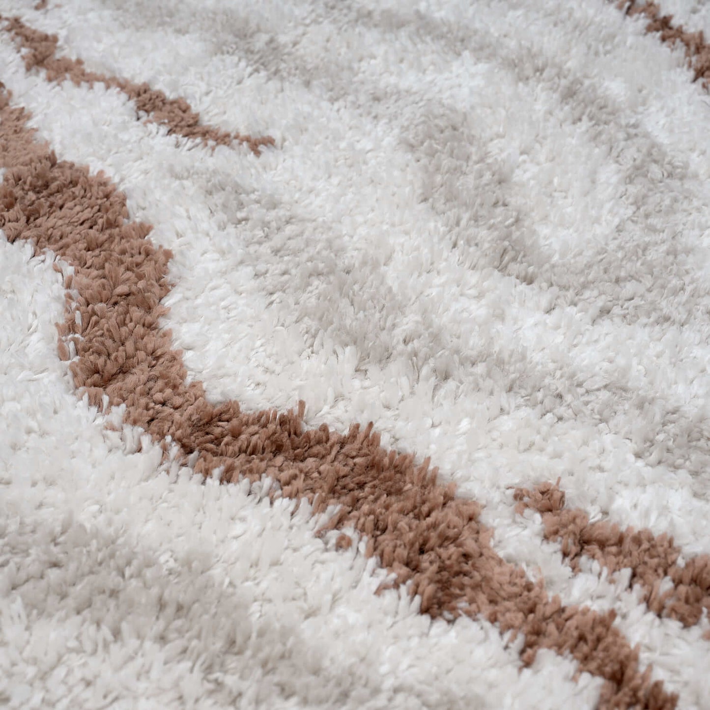 Moodi Shaggy Cream/Terra Savara Rug