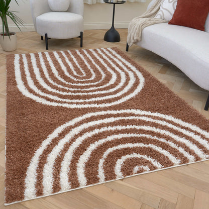 Moodi Shaggy Terra Tawny Rug