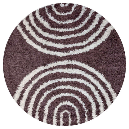 Moodi Shaggy Purple Velvetine Rug