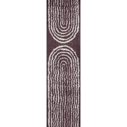 Moodi Shaggy Purple Velvetine Rug