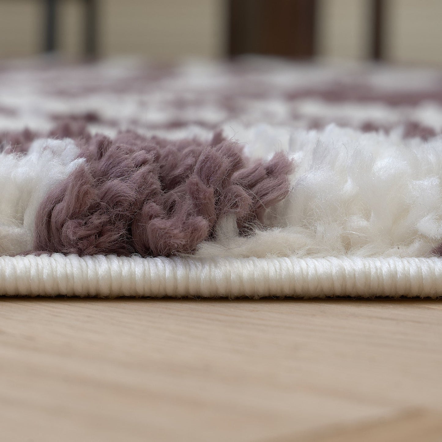 Moodi Shaggy Purple Velvetine Rug