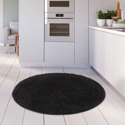 Myshaggy Solid Black Rug