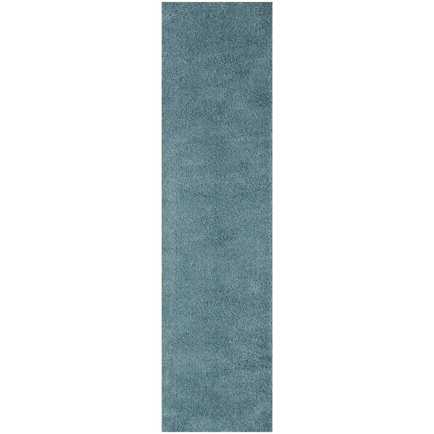 Myshaggy Solid Duck Egg Blue Rug