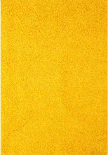 Myshaggy Solid Yellow Rug