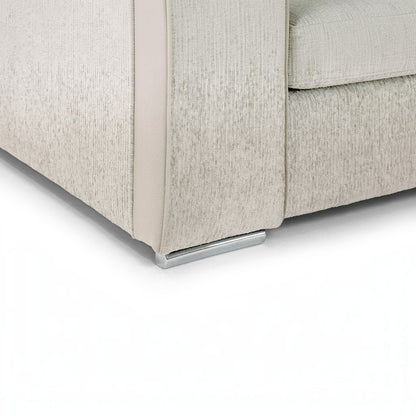 Naples Beige Fabric 3 Seater Sofa