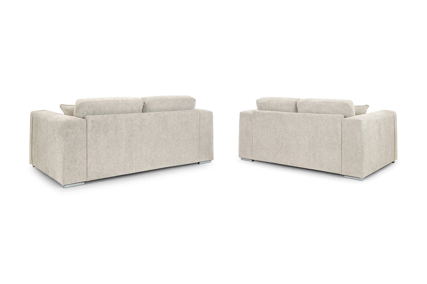 Naples Beige Fabric 3+2 Sofa Suite