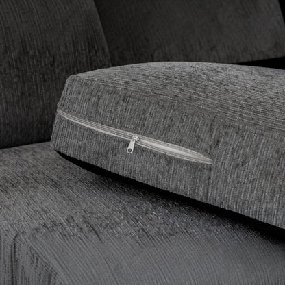 Naples Grey Fabric 2 Seater Sofa