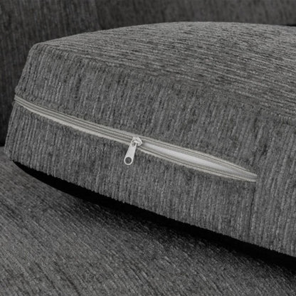 Naples Grey Fabric 3+2 Sofa Suite