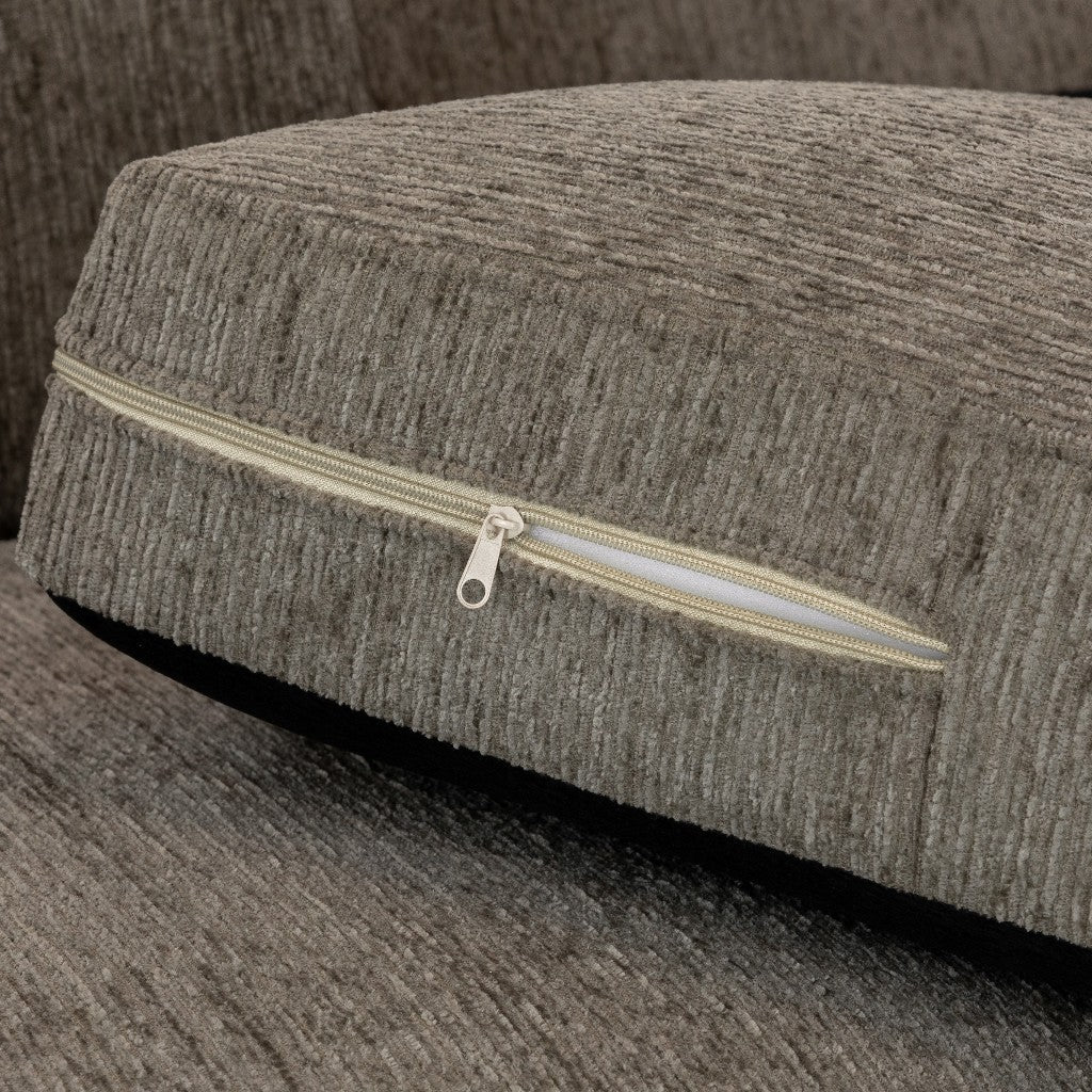 Naples Mocha Brown Fabric 3+2 Sofa Suite