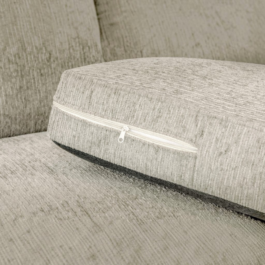 Naples Sofa Beige Fabric 2 Seater Sofa