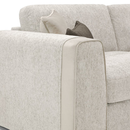 Naples Beige Fabric 3+2 Sofa Suite