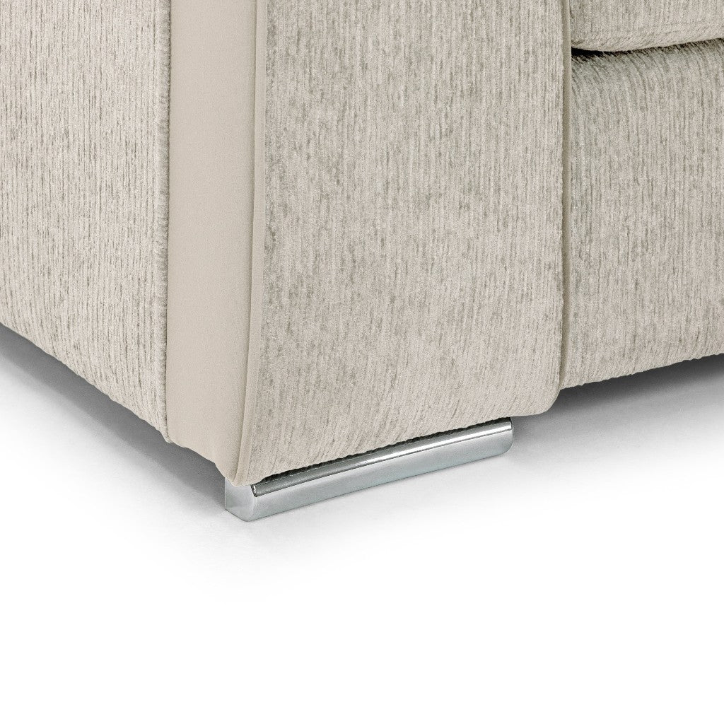 Naples Beige Fabric 3+2 Sofa Suite