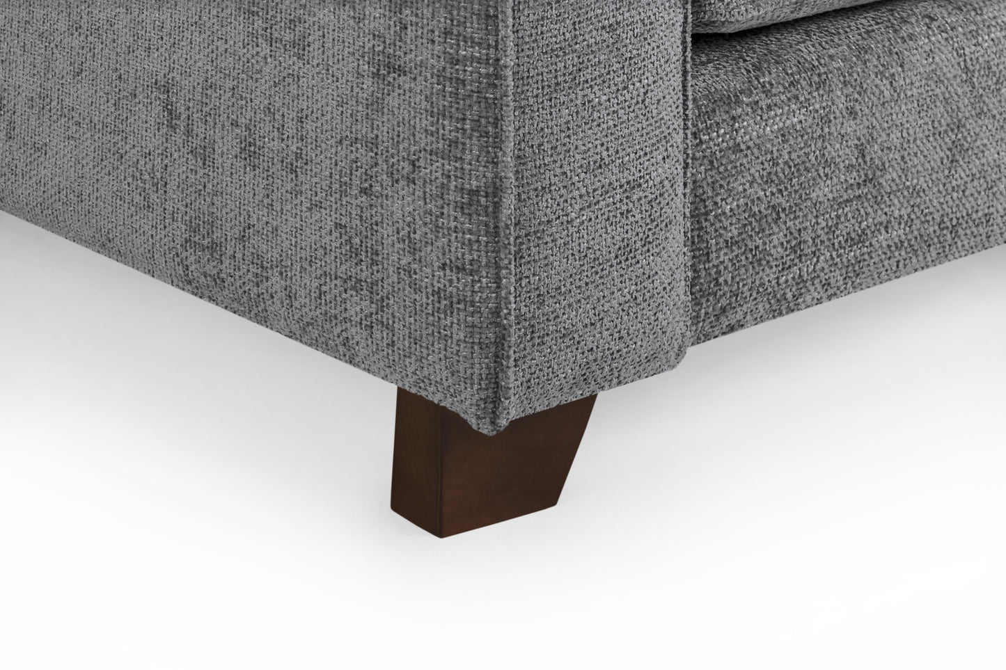 Nebraska Slate Grey Fabric 2 Seater Sofa