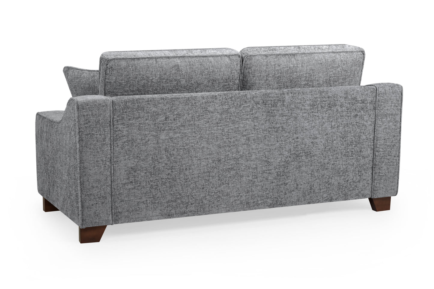 Nebraska Slate Grey Fabric 3 Seater Sofa