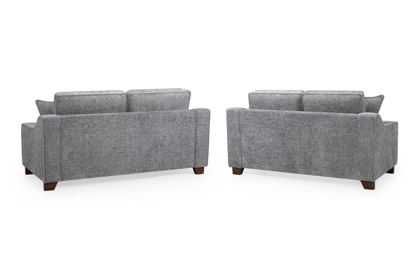 Nebraska Slate Grey Fabric 3+2 Sofa Suite