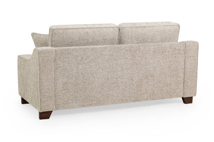 Nebraska Stone Beige Fabric 3 Seater Sofa