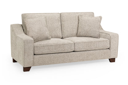 Nebraska Stone Beige Fabric 3 Seater Sofa
