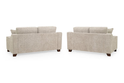 Nebraska Stone Beige Fabric 3+2 Sofa Suite