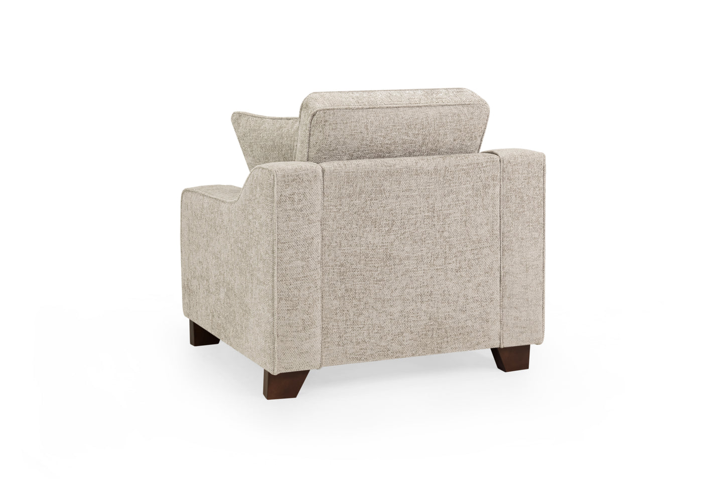 Nebraska Stone Beige Fabric Armchair