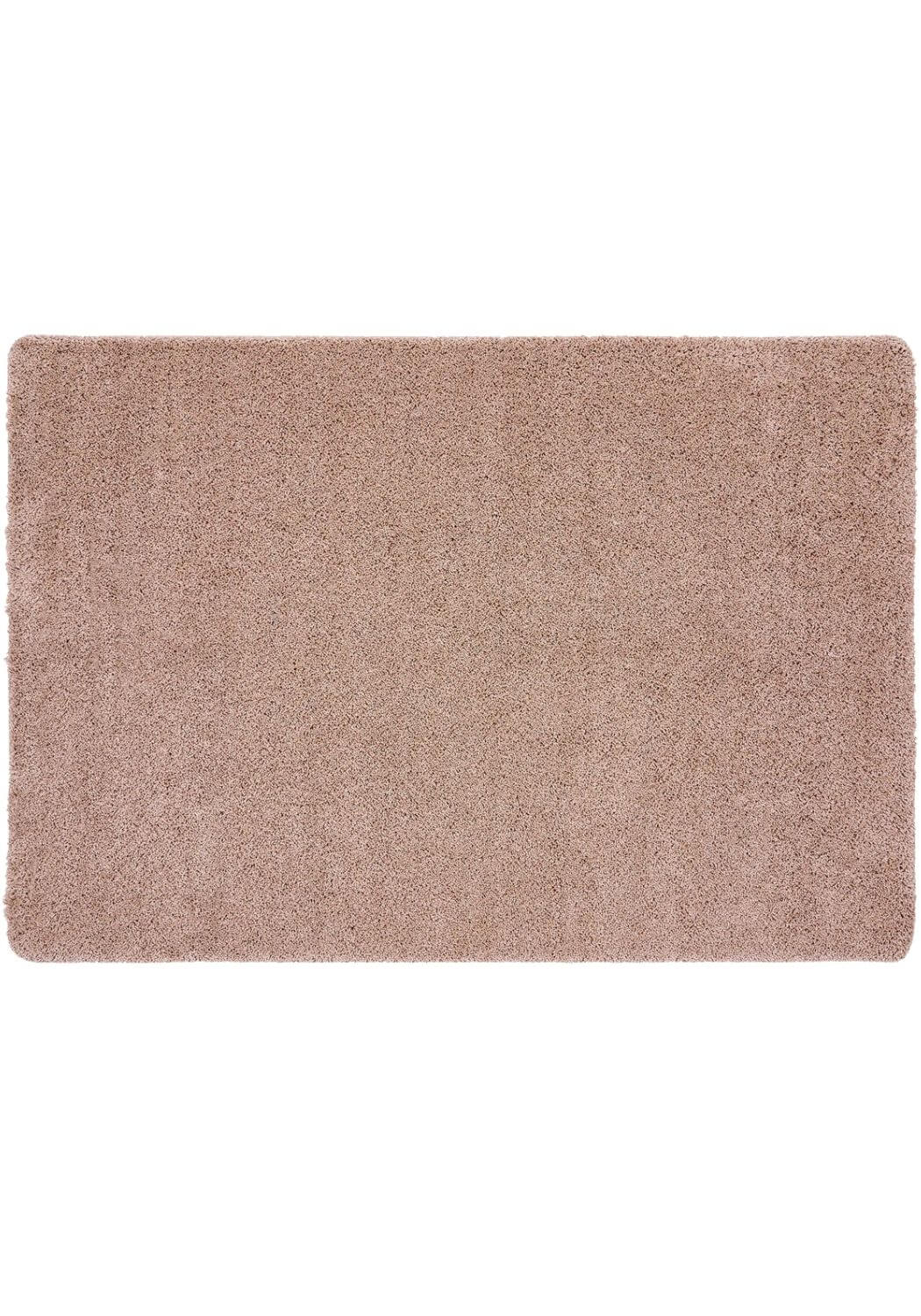 Washable Nude Pink Shaggy Rug
