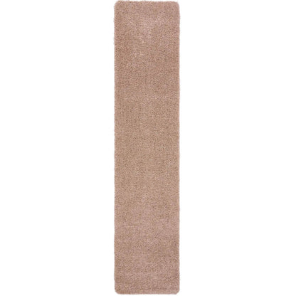 Washable Nude Pink Shaggy Rug