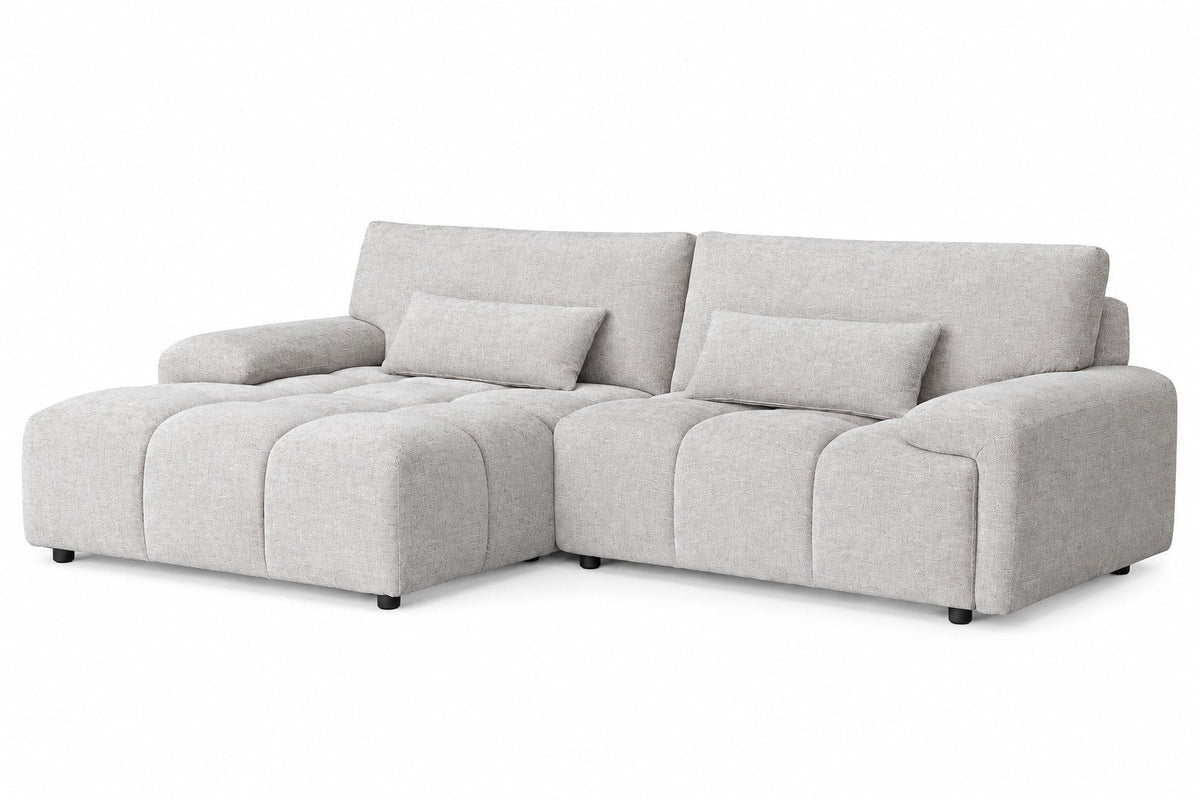 Oakham Grey Fabric Universal Corner Sofa
