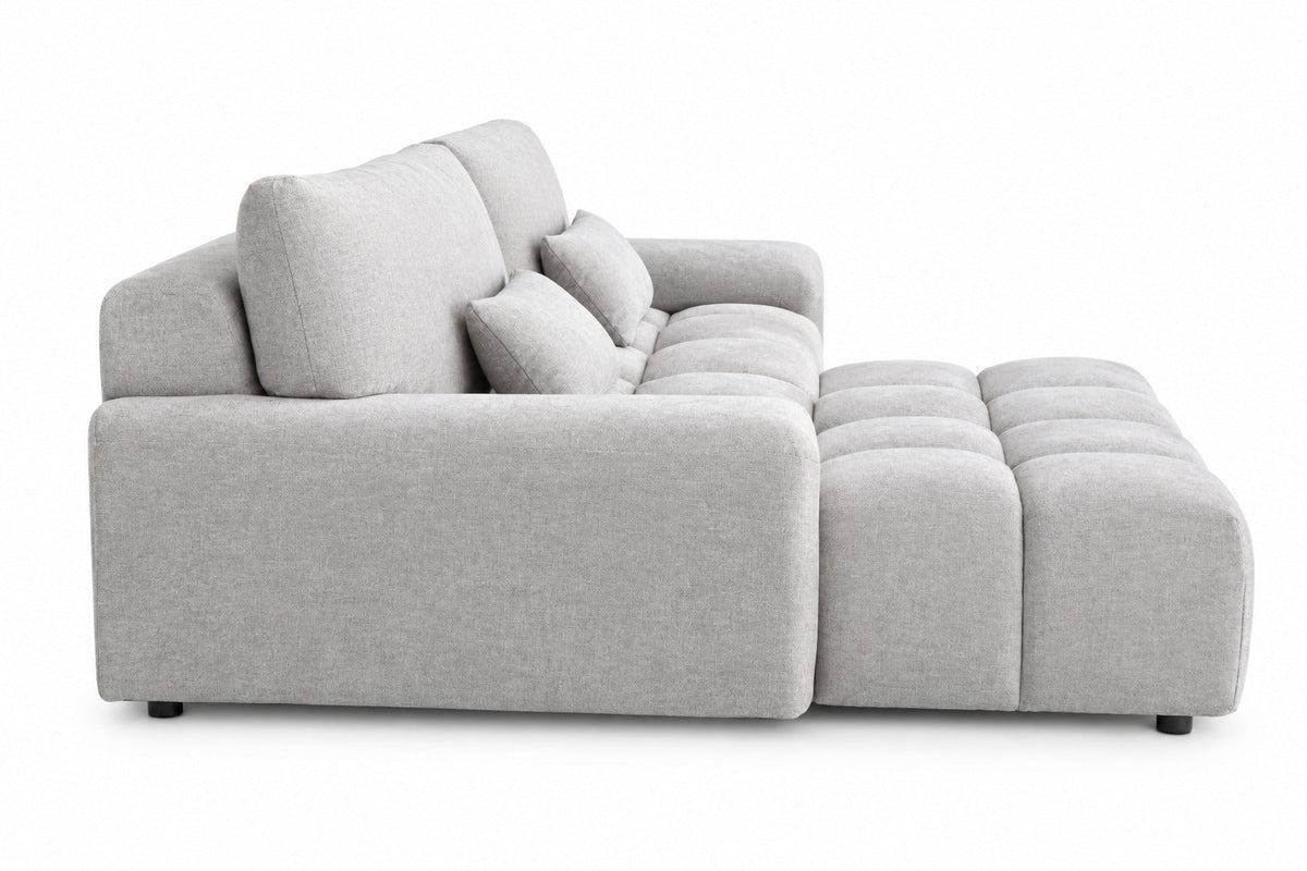 Oakham Grey Fabric Universal Corner Sofa