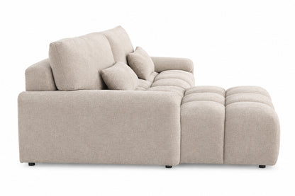 Oakham Mocha Brown Fabric Universal Corner Sofa