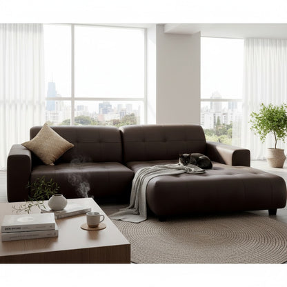 Oslo Open 2 Piece Plan Sofa In Silver Grey Velvet Fabric