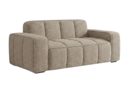 Paris Beige Fabric 2 Seater Sofa