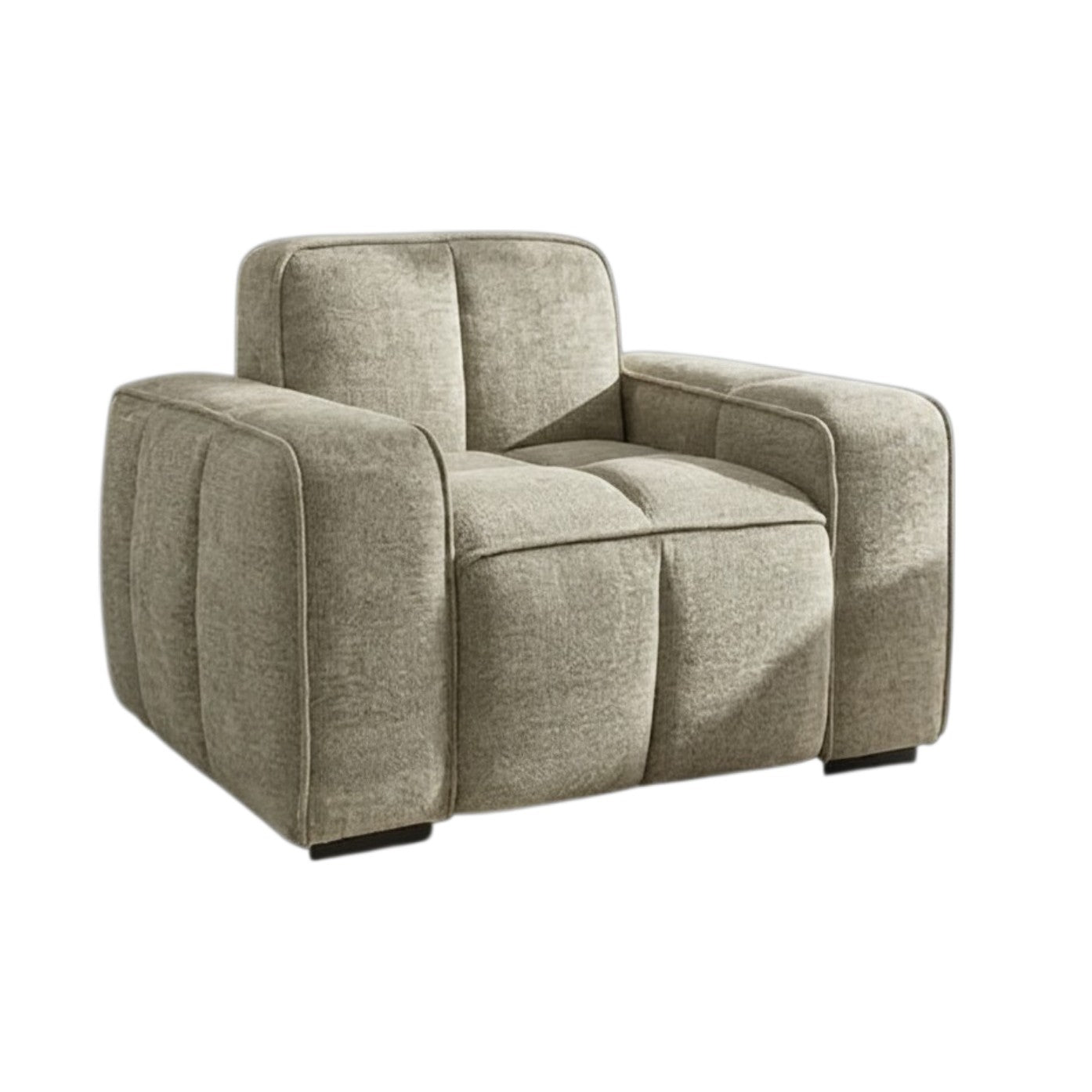 Paris Beige Fabric Armchair