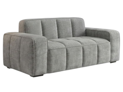 Paris Grey Fabric 2 Seater Sofa