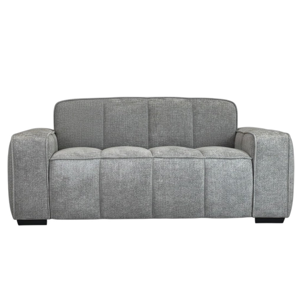 Paris Grey Fabric 2 Seater Sofa