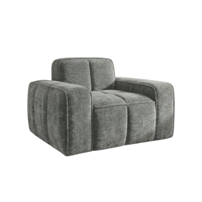 Paris Grey Fabric Armchair