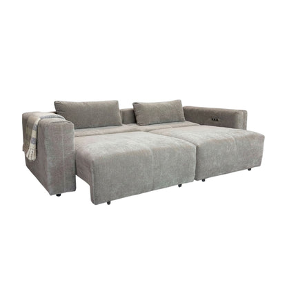 Prescott Sofabed Electric Beige Fabric Sofa