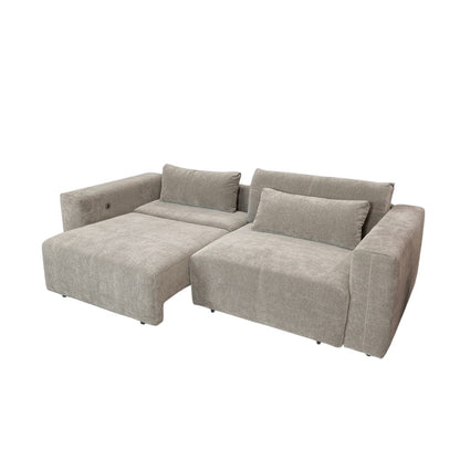 Prescott Sofabed Electric Beige Fabric Sofa