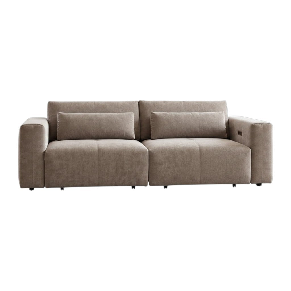 Prescott Sofabed Electric Beige Fabric Sofa
