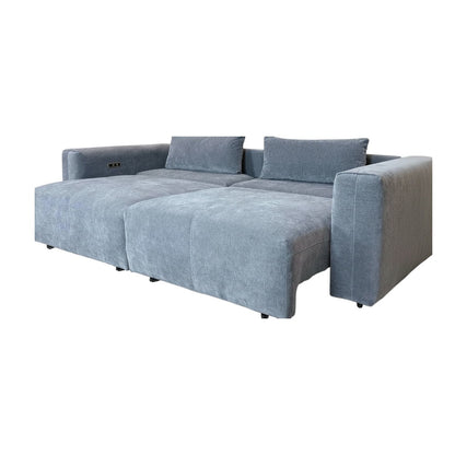 Prescott Sofabed Electric Grey Fabric Sofa