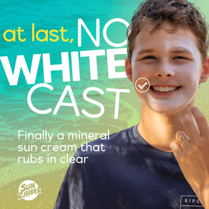 Pure Zinc Natural Sun Cream SPF 50 Reef Safe & Non Nano Zinc Oxide Sunscreen