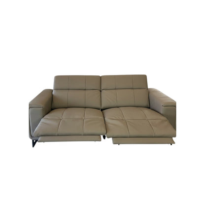 Richmond Electric Recliner Grey Leather 3+2 Sofa Suite